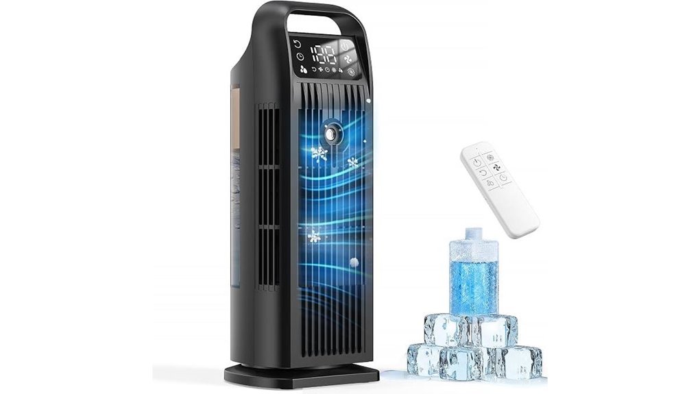 portable swamp cooler timer remote