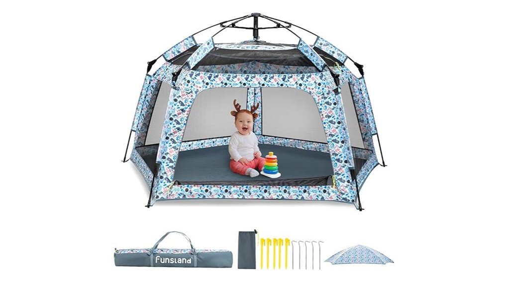 portable travel playpen canopy