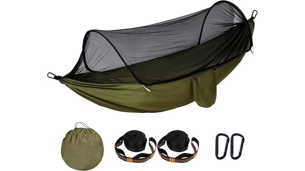 portable two seat mosquito hammock