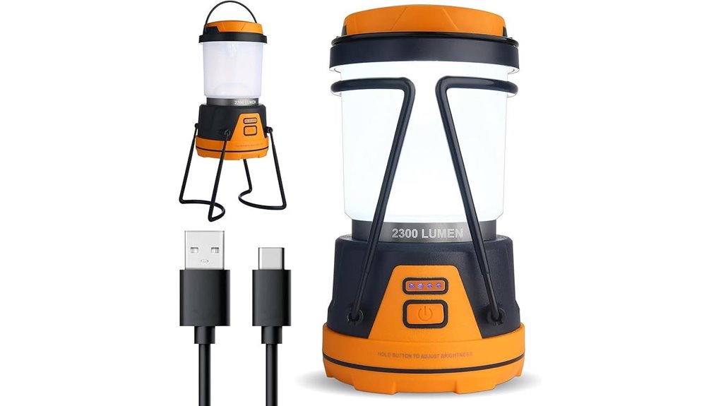 portable waterproof led lantern