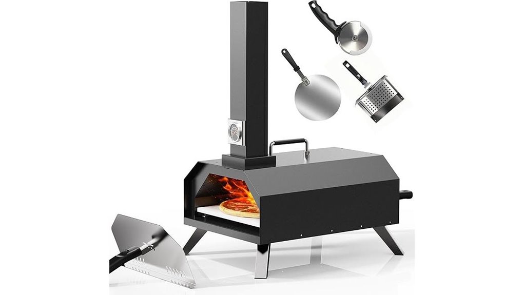 portable wood fire pizza oven