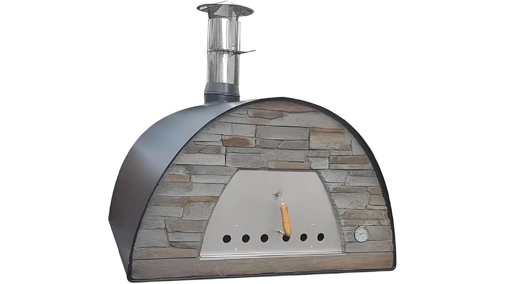 portable wood fired pizza oven