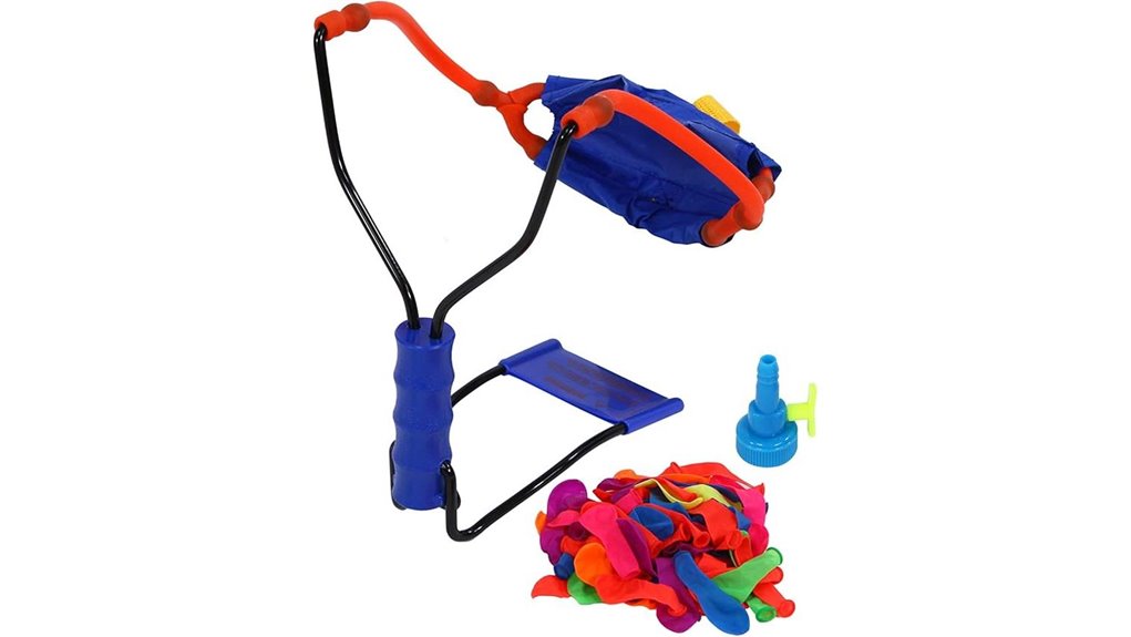 portable wrist mounted balloon launcher