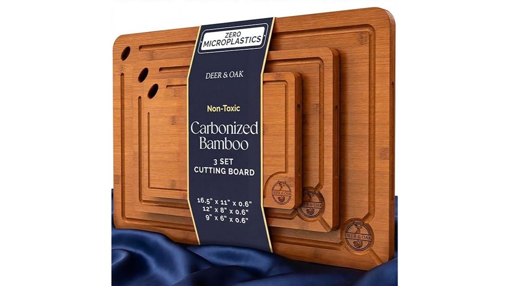 pre oiled bamboo cutting set