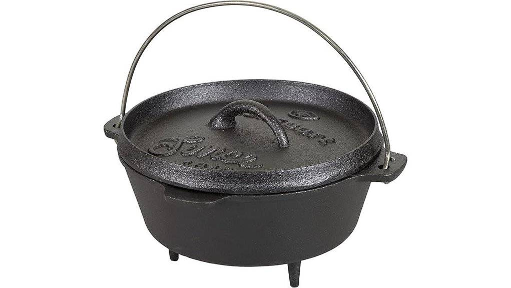 pre seasoned cast iron dutch