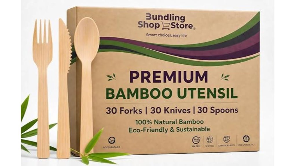 premium bamboo reusable utensils