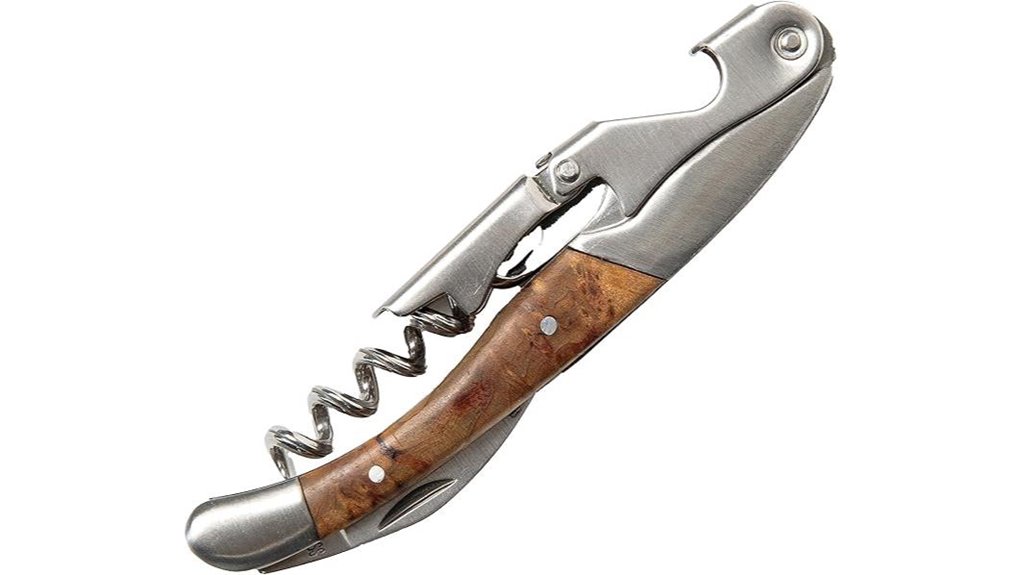 premium corkscrew foil knife