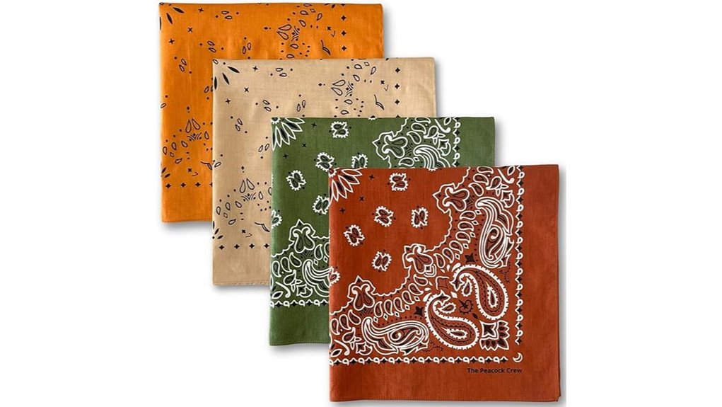 premium peacock cotton bandanas