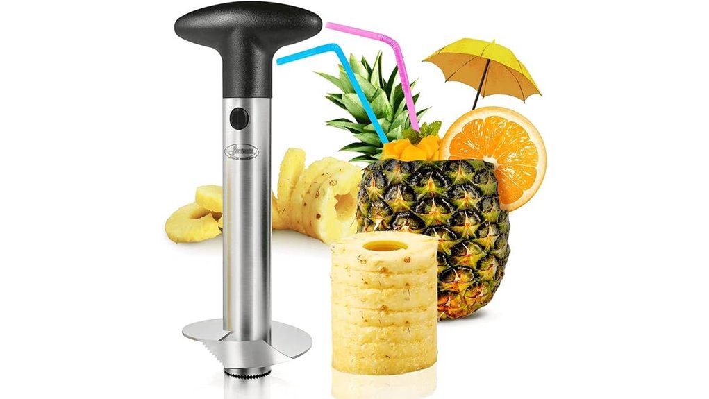 premium stainless pineapple corer