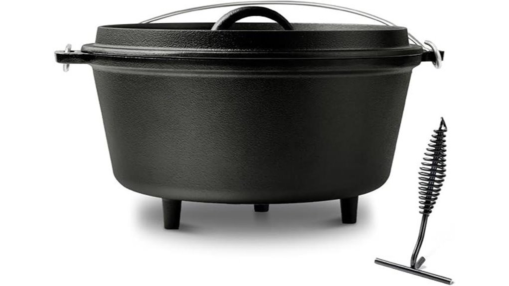 preseasoned 8qt cast dutch