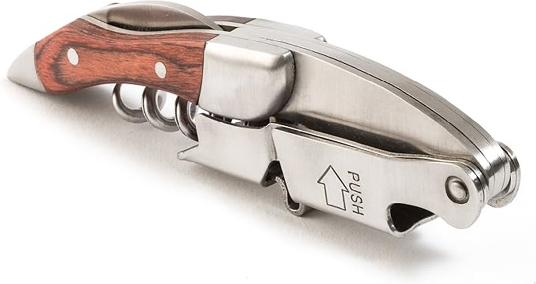 prestige rosewood sommelier corkscrew