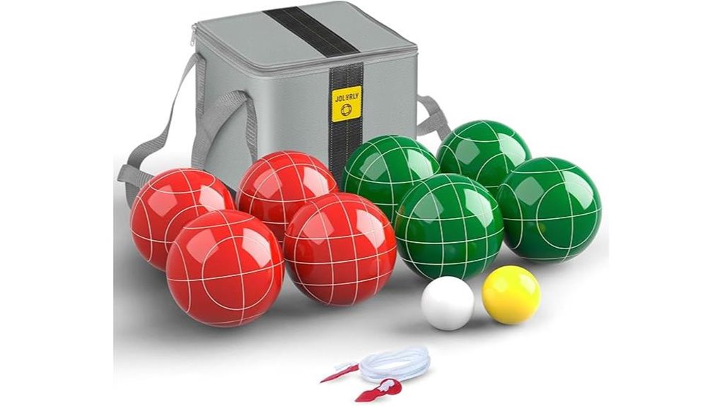 professional 107mm bocce set