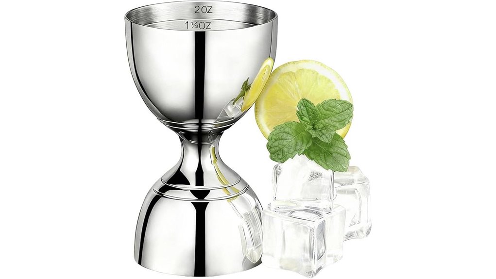 professional stainless 1oz 2oz jigger