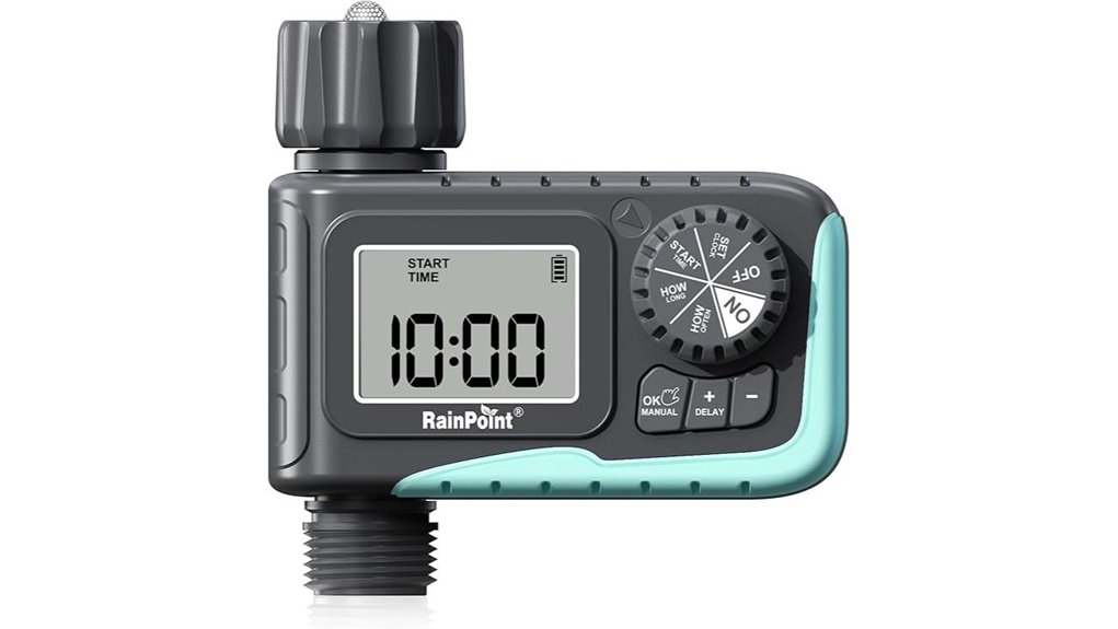programmable sprinkler rain delay