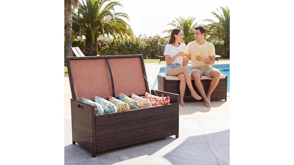 prohiker 55 gallon deck bench