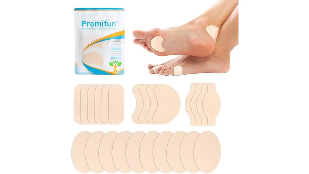 promifun moleskin blister pads