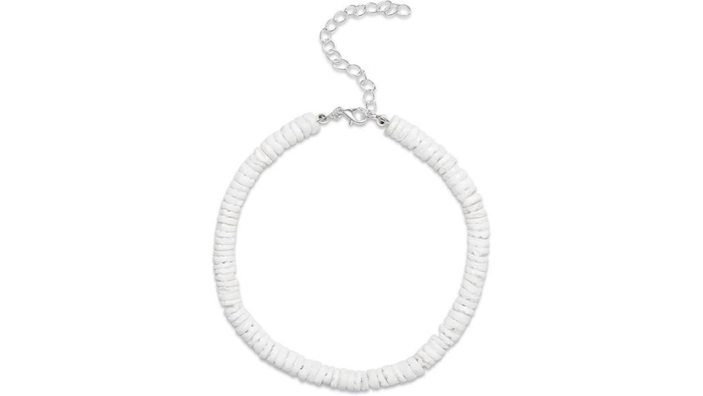 puka shell boho anklet