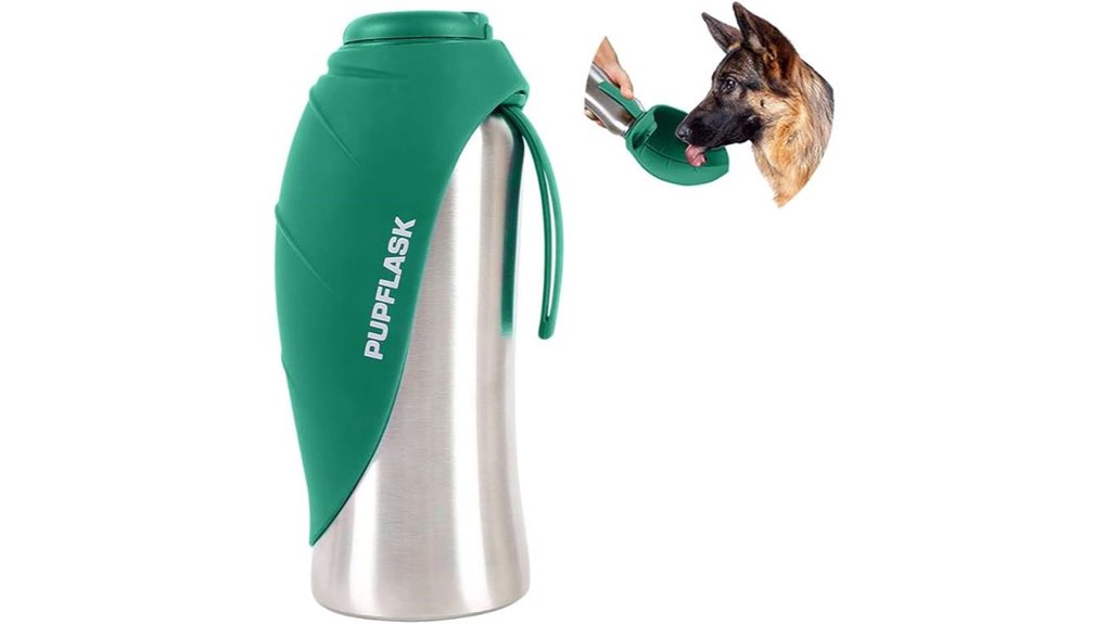 pupflask stainless dog bottle