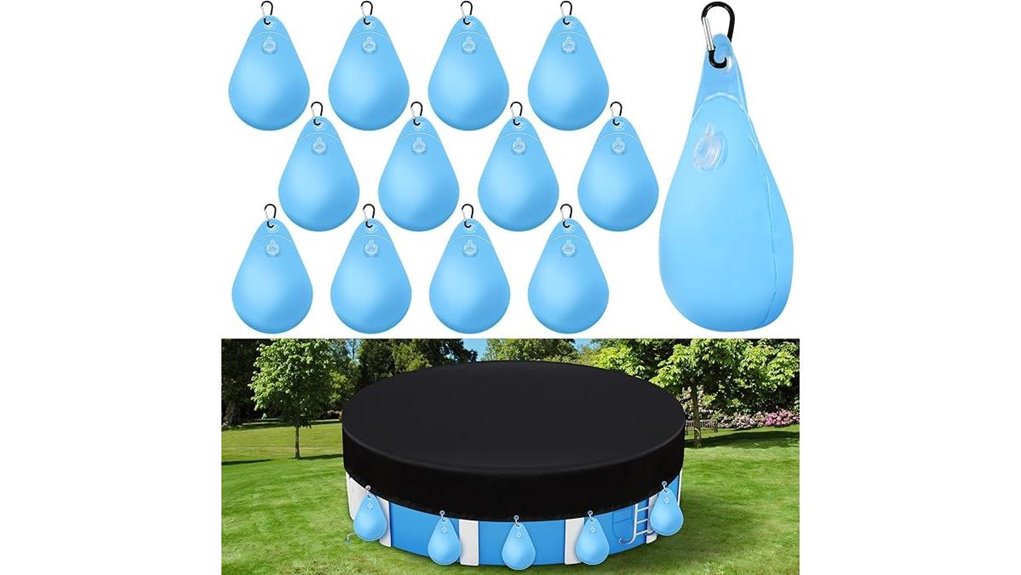 pvc pool cover weights