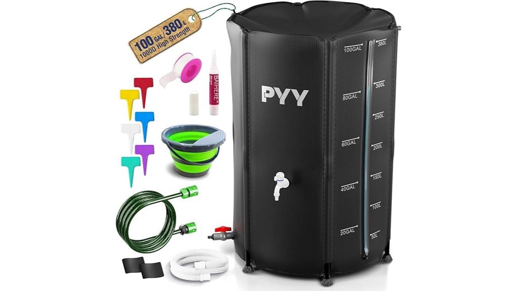 pyy 100 gallon black