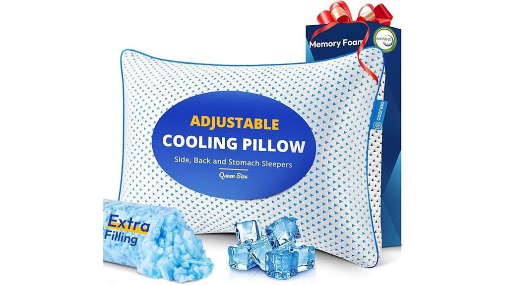 queen cooling gel pillow