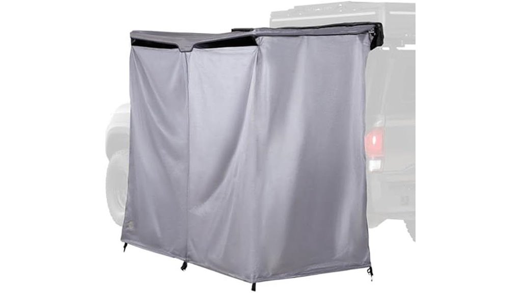 quick deploy car shower awning