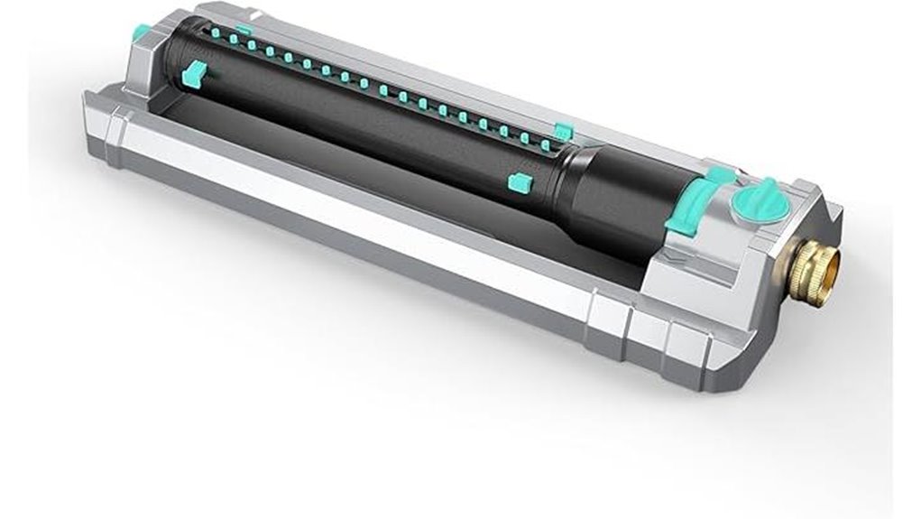 quobas 18 hole oscillating sprinkler