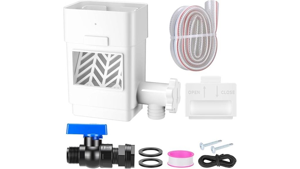 rain barrel diverter filter