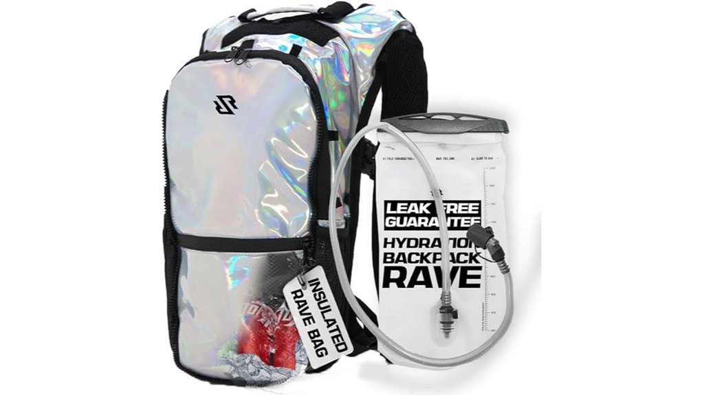 raverunner anti theft hydration backpack