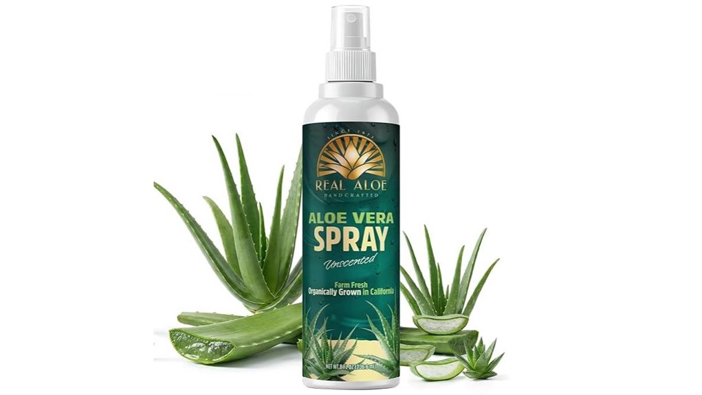 real 8oz organic aloe