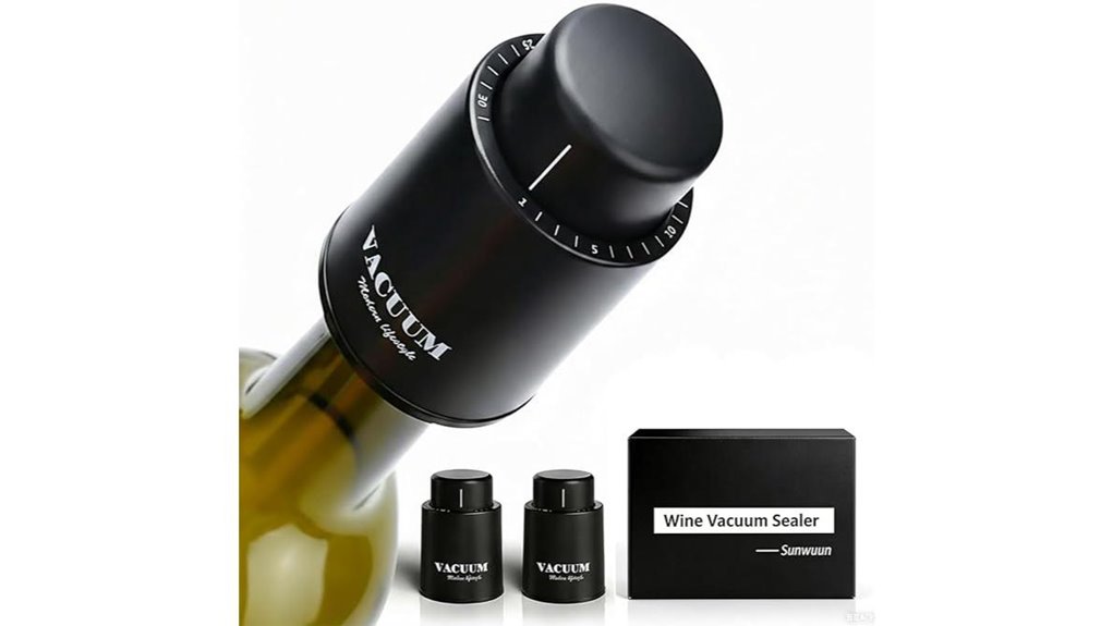 real vacuum wine stoppers