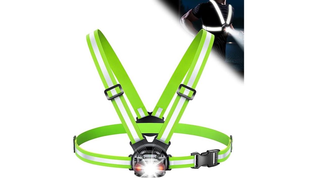 rechargeable 500 lumen running vest