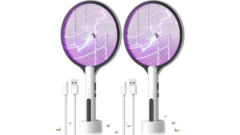 rechargeable dual 4500 volt zapper