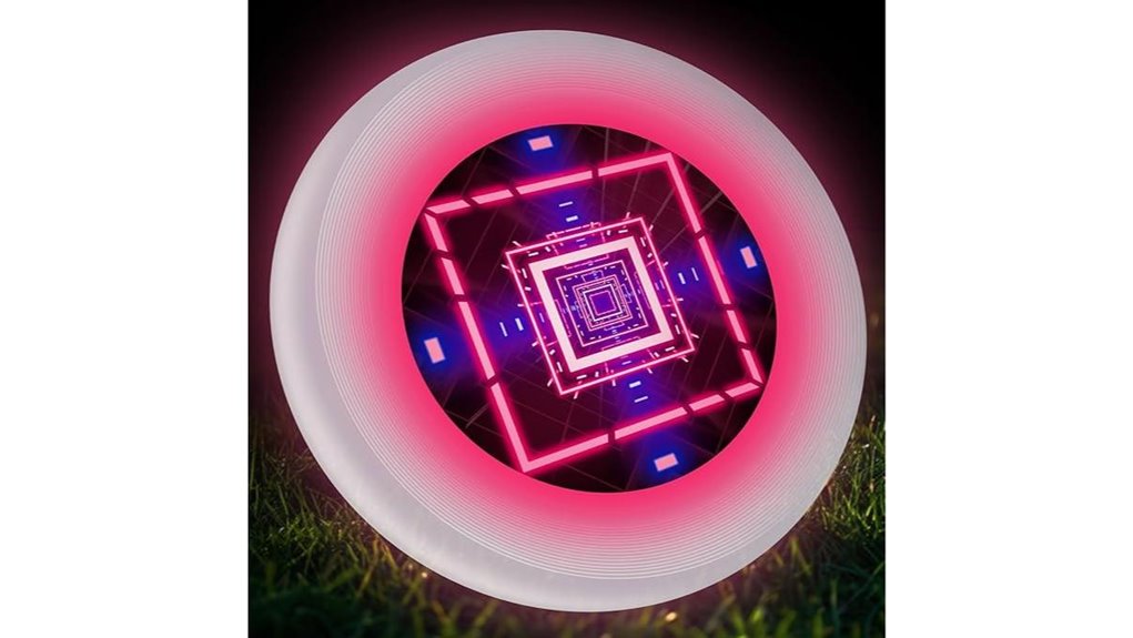 rechargeable led glow disc