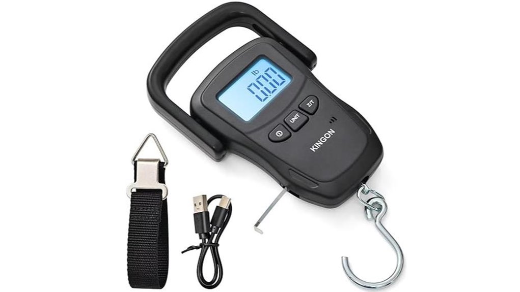 rechargeable luggage scale handle strap