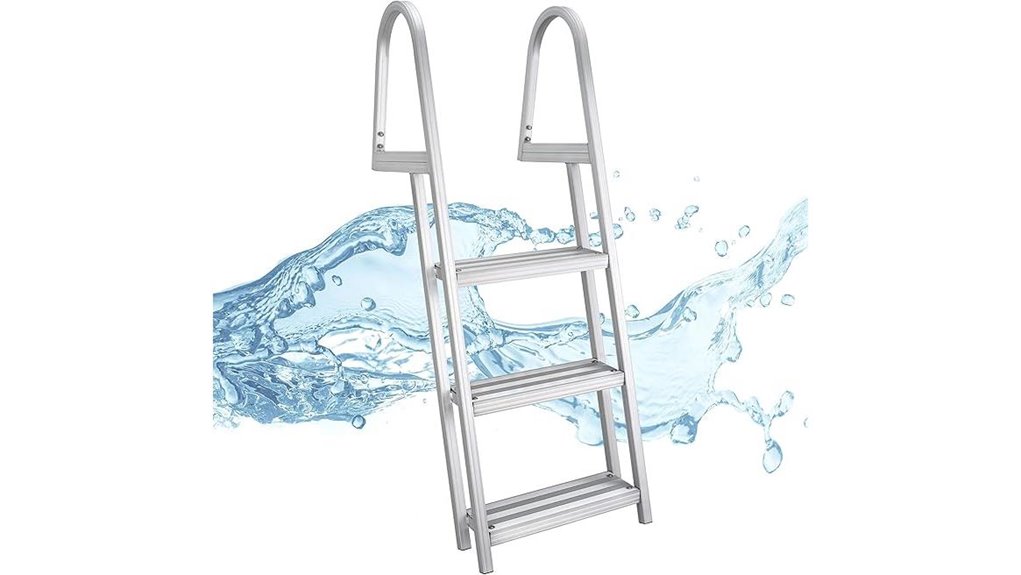 recpro pontoon dock ladder