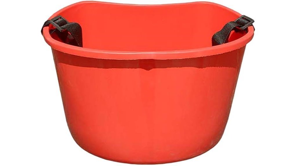 red adjustable fruit basket