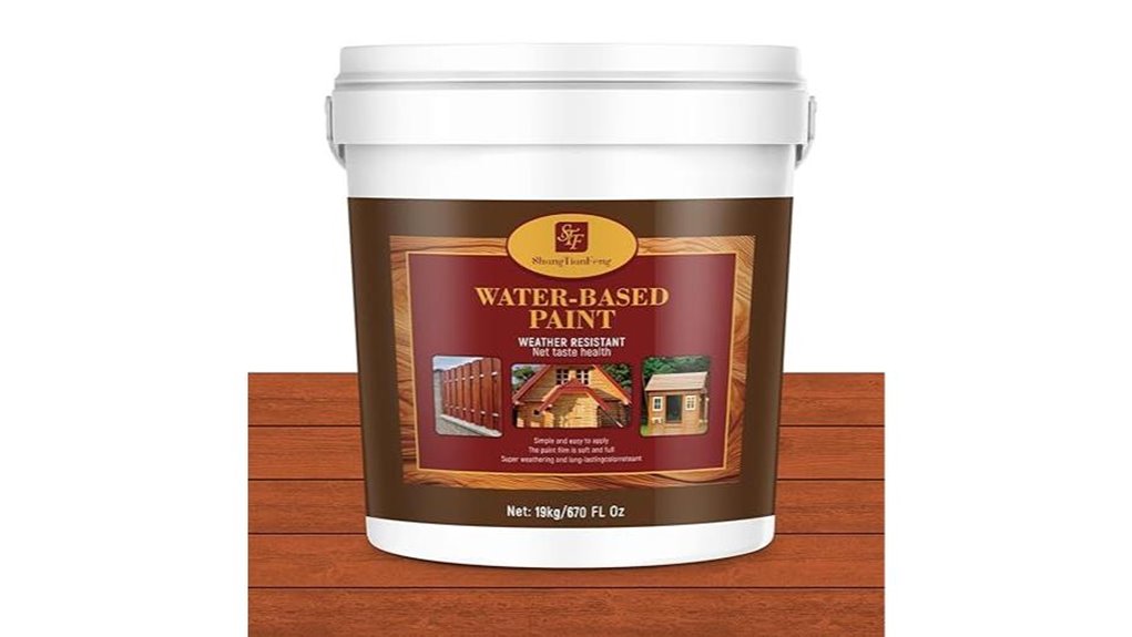 red exterior 5 gallon stain