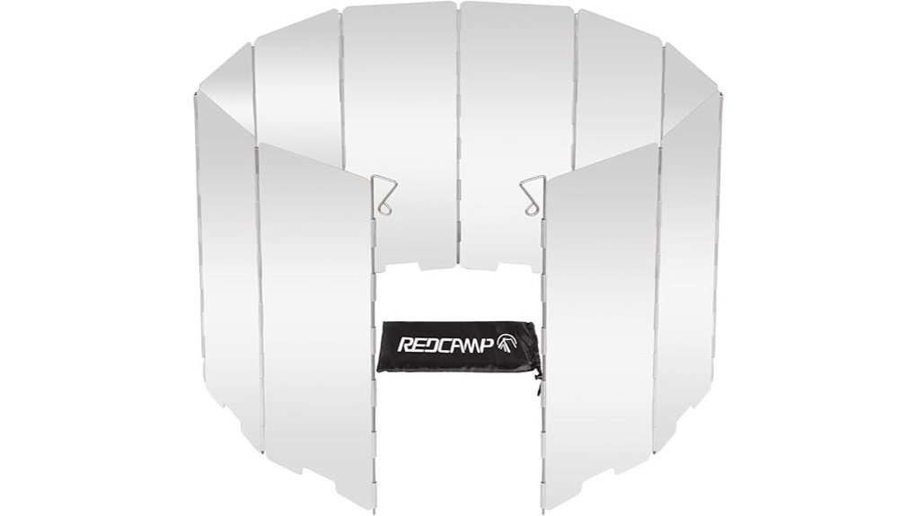 redcamp folding stove windshield