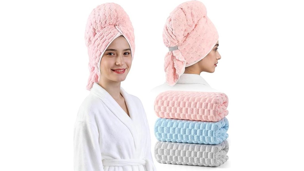 redkiss 3 pack microfiber towels
