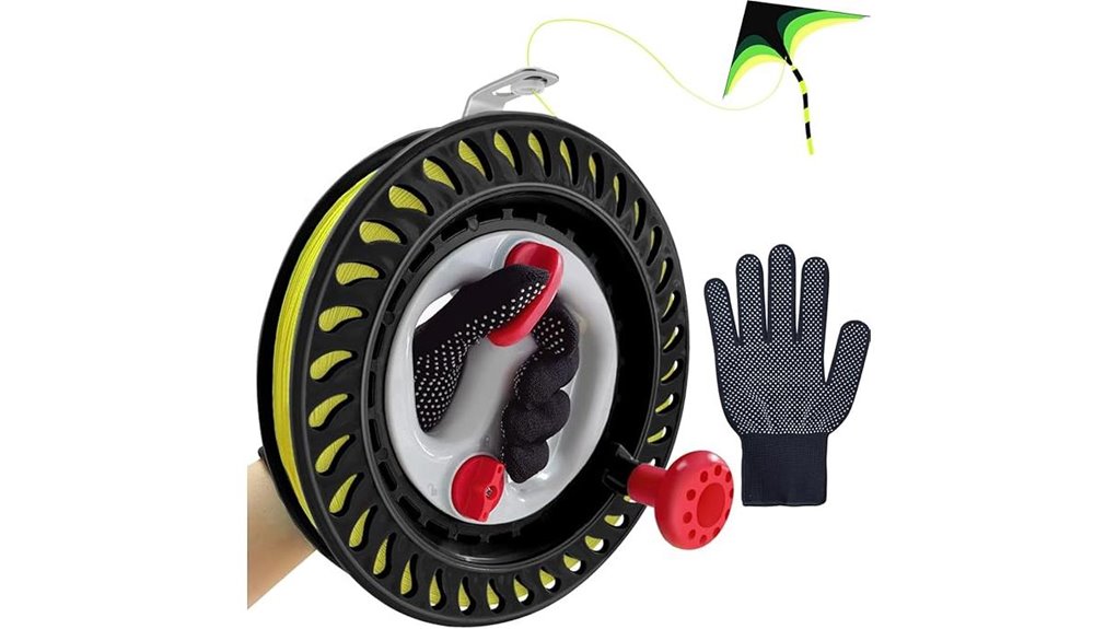 reel 1969ft with gloves