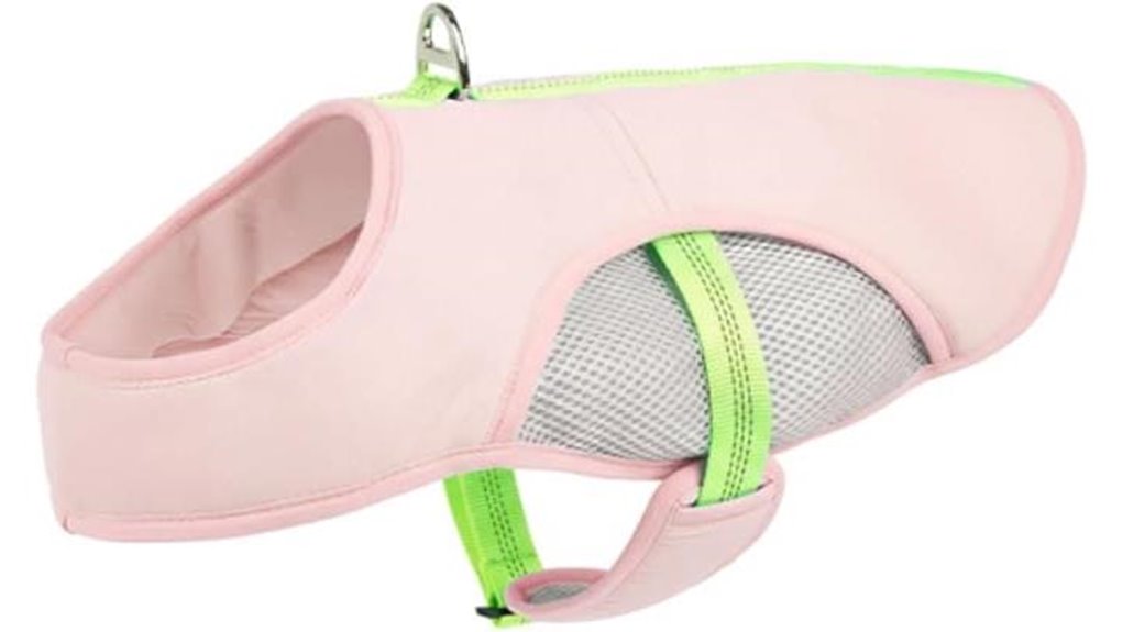 reflective cooling dog vest