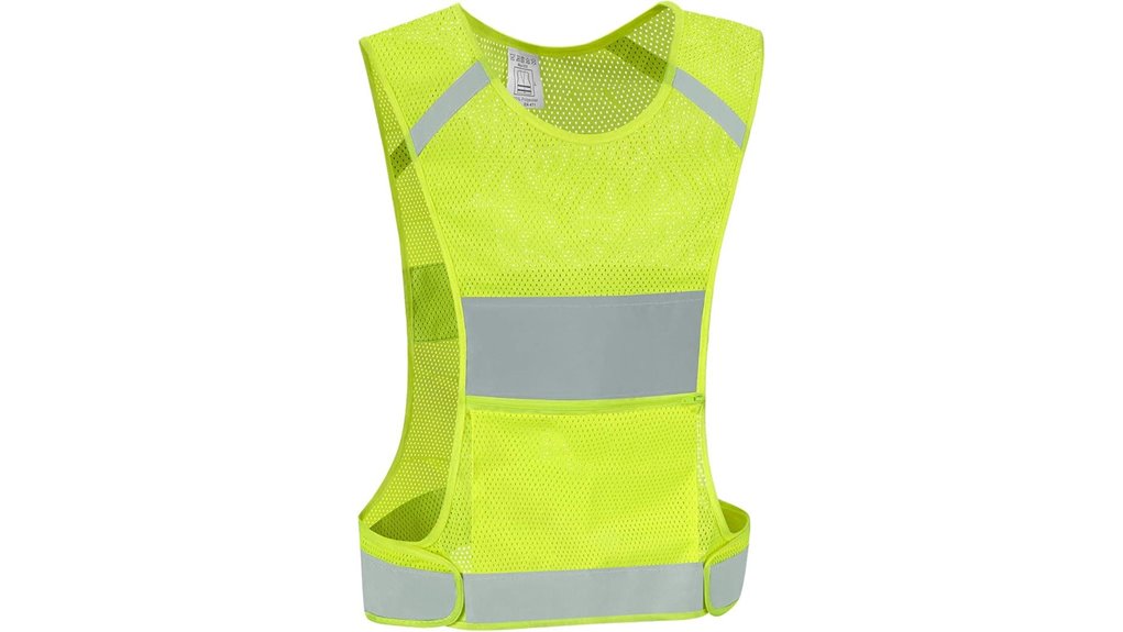reflective pocketed safety vest