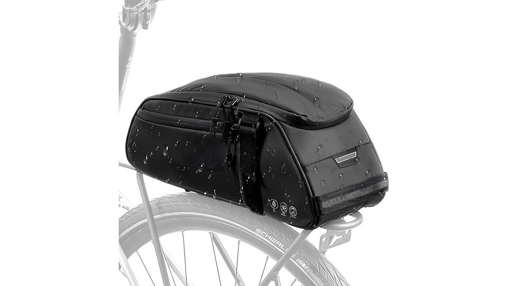 reflective waterproof bike rack