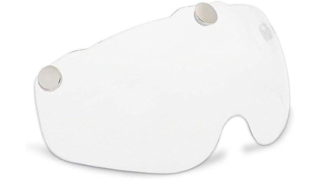 removable magnetic visor shield