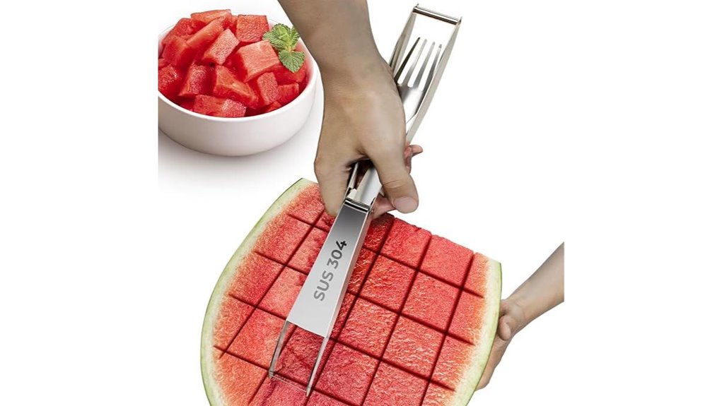 retractable watermelon stainless cutter