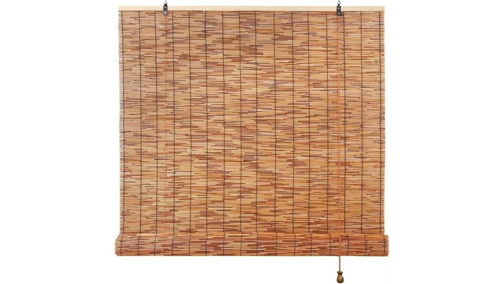 retro bamboo outdoor blinds