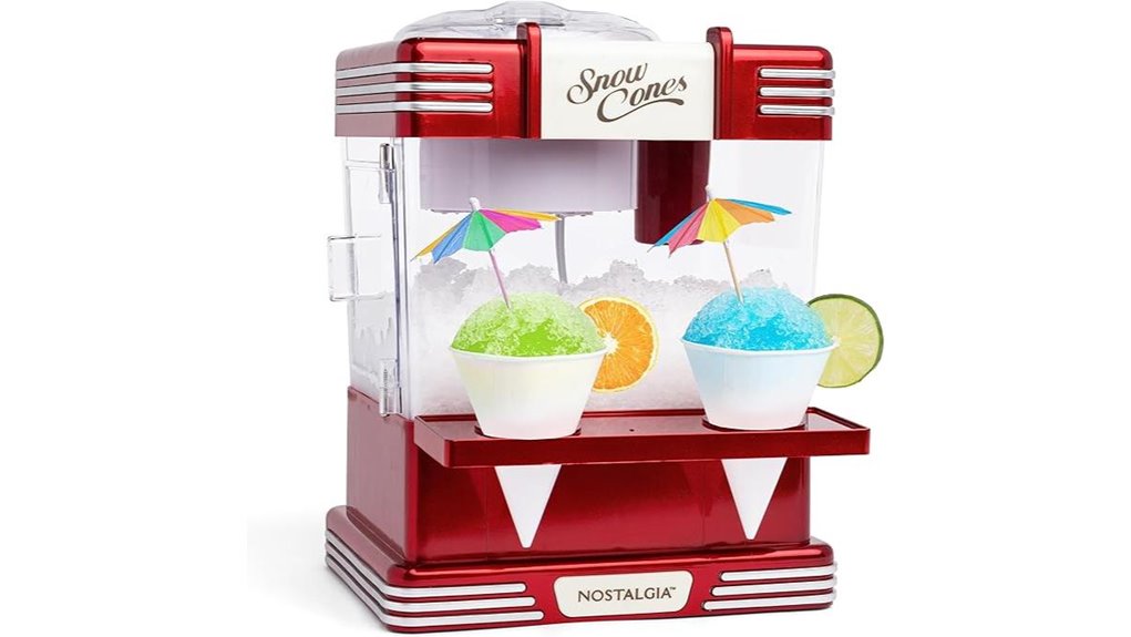 retro tabletop snow cone