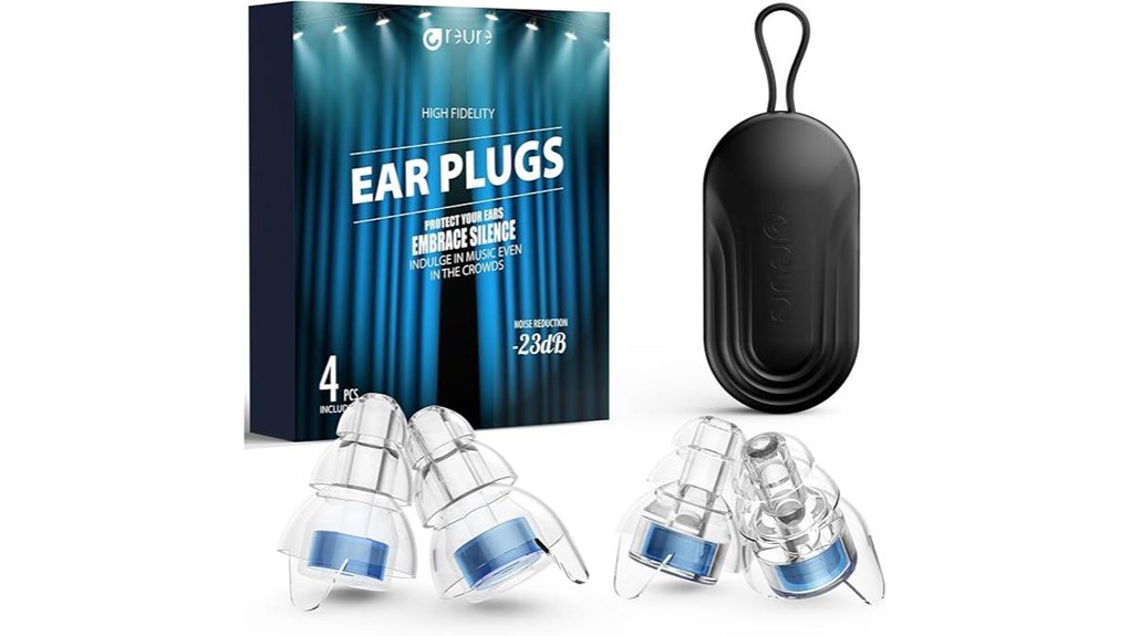 reure fidelity silicone earplugs