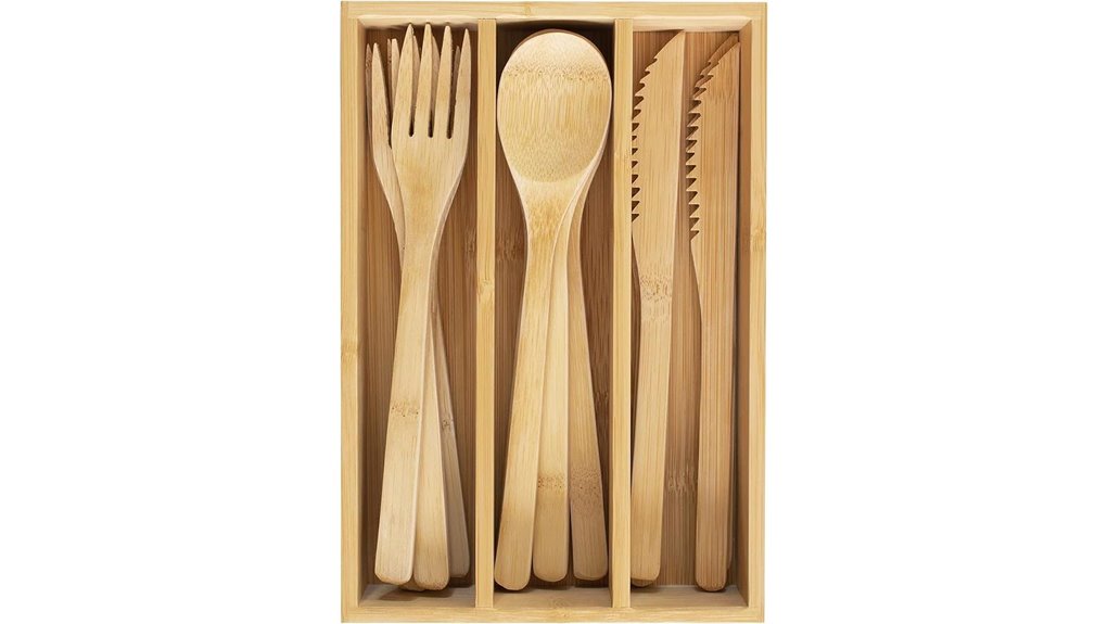 reusable bamboo 12 piece set